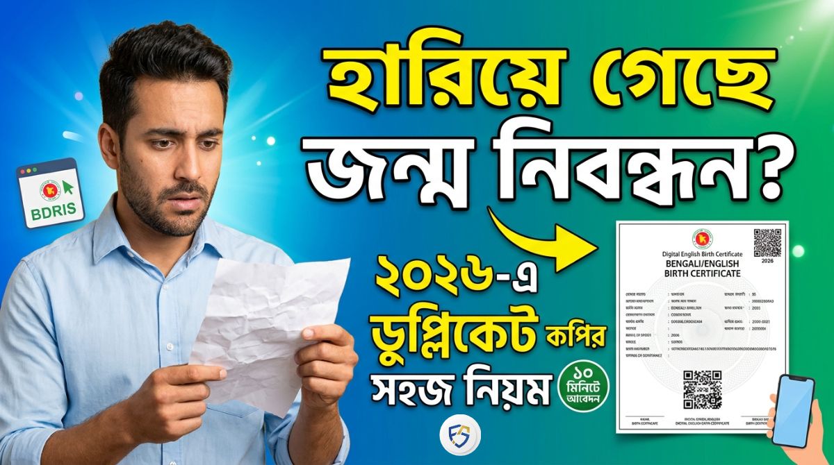 জন্ম নিবন্ধন হারিয়ে গেলে করণীয় ২০২৬: ডুপ্লিকেট কপি তোলার সহজ নিয়ম