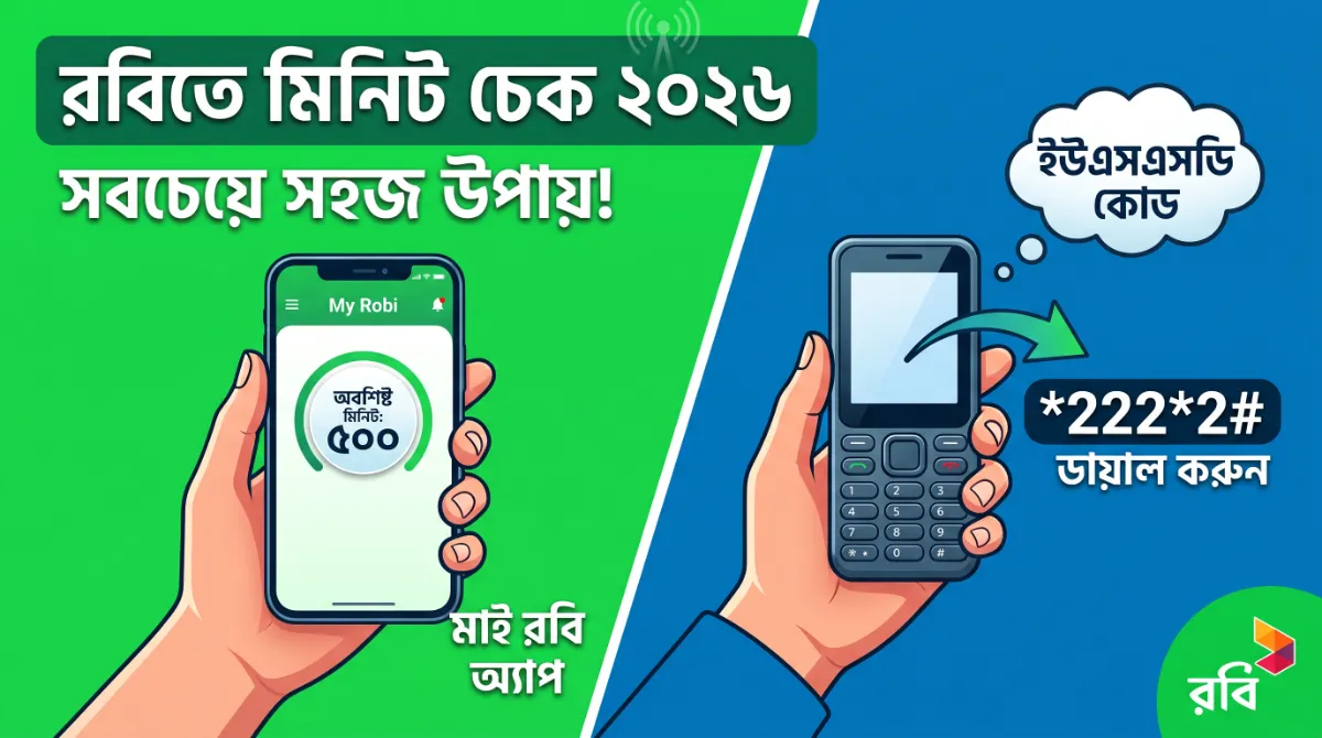 রবিতে মিনিট চেক করে কিভাবে ২০২৬ | How to check Robi minutes in 2026